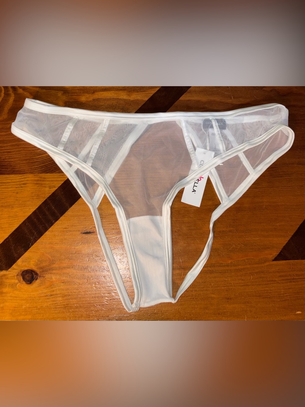 Cosabella Sardegna Ouvert Bikini in White Size Large NWT